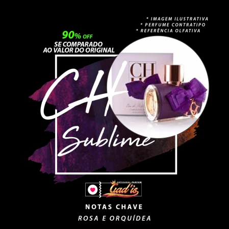 Perfume Similar Gadis 169 Inspirado em Ch Sublime Contratipo